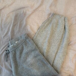 Cozy Gray Knit Bottoms